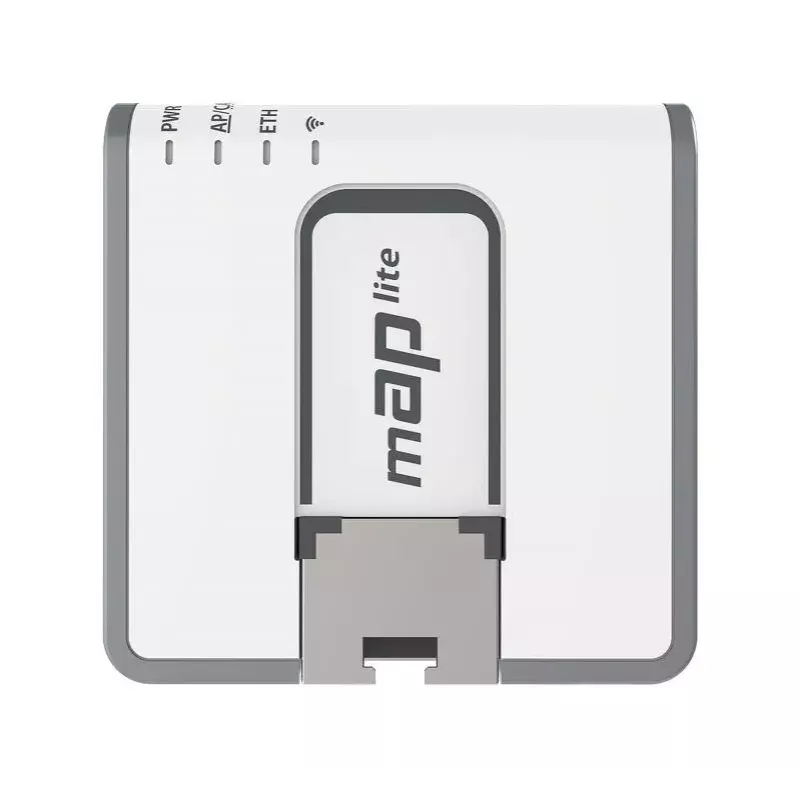 Mikrotik mAP lite, RBMAPL-2ND, 2,4 GHz, PoE, 10/100 Mbit/s, branco