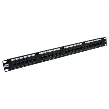 Patch panel 24 portas não blindado CAT5E ACT PP1001