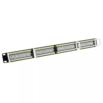 Patch panel 24 portas não blindado CAT6 ACT PP1010