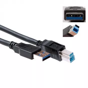 Cabo USB ACT USB 3.2 Gen1 ficha A - ficha USB B 3,00 m