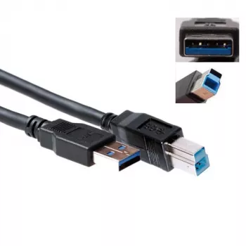 USB 3.0 ficha A - ficha USB B 5,00 m, ACT, SB0004