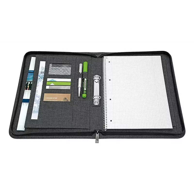 Organizador pessoal WEDO 58 352412 A4 Poliéster cinzento, dossier de 2 anéis