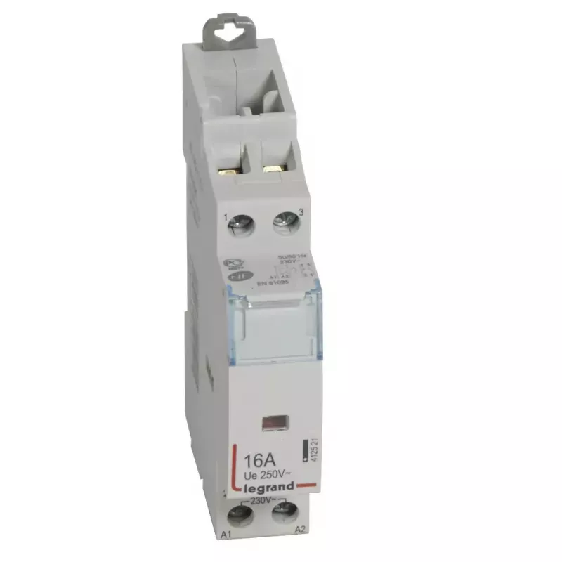 Relé elétrico Legrand 412521, indicador multicolor, peso 122 g