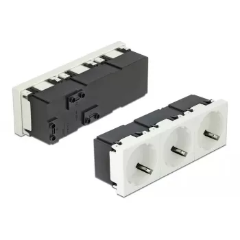 Tomada DELOCK 81323 CEE 7/3 3P+N+PE 250V 16A ABS branco