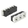DeLock 81323 Easy 45 Tomada Schuko tripla, 45 x 45 mm, 5 unid.