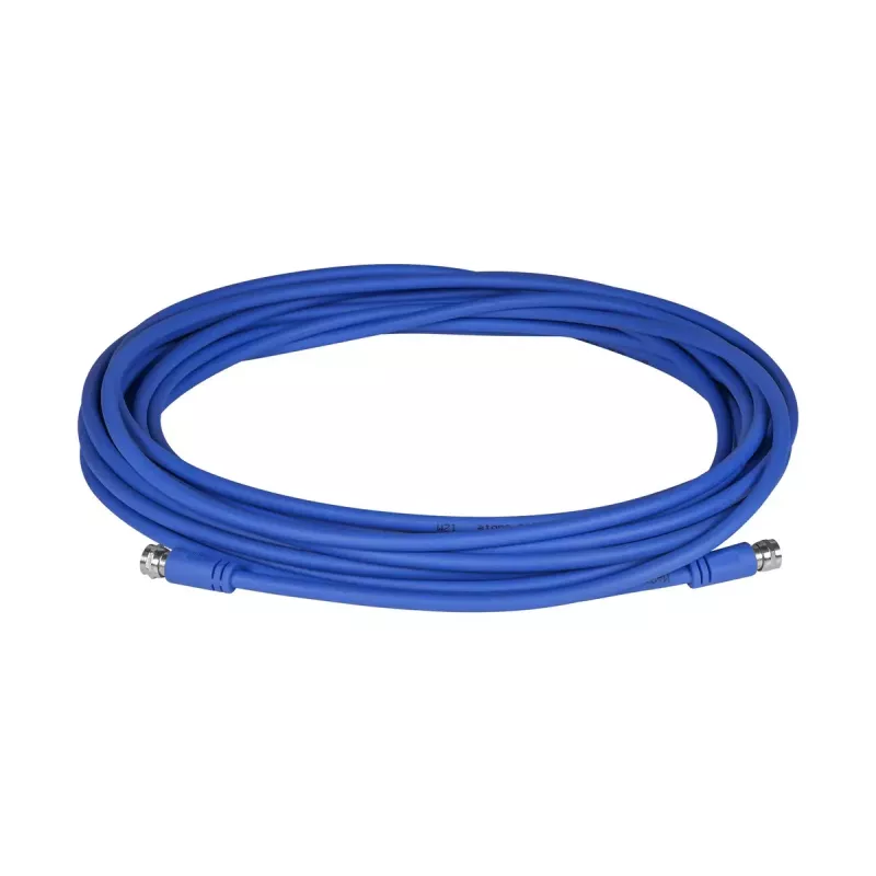 Cabo coaxial Megasat Flex 3 m tipo F azul