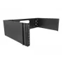 Base de rack DeLOCK 19 polegadas rack de montagem na parede 3U rebatível preto