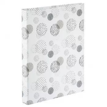 Álbum de fotografias Hama Graphic bege, preto, branco 80 folhas 10 x 15 encadernação em espiral