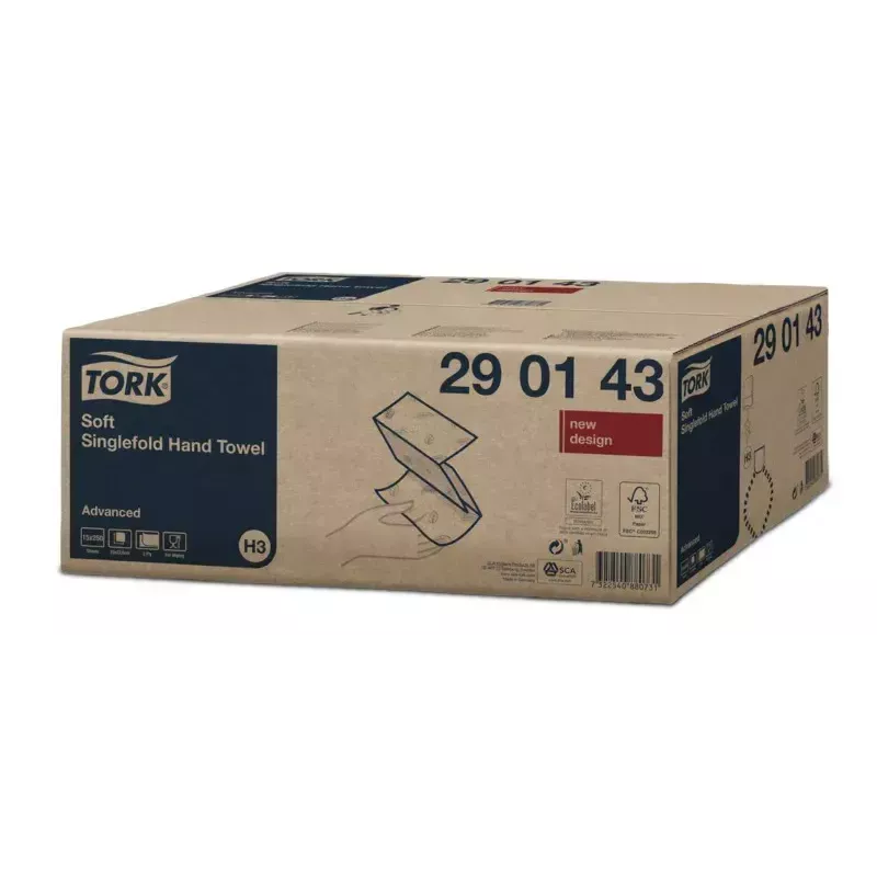 Toalhas de papel Tork 290143 250 folhas branco
