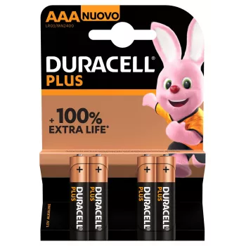 Duracell Plus 100 pilha descartável AAA alcalina