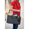 Bolsa de tiracolo Sigel BA411 feltro cinzento unissexo grande