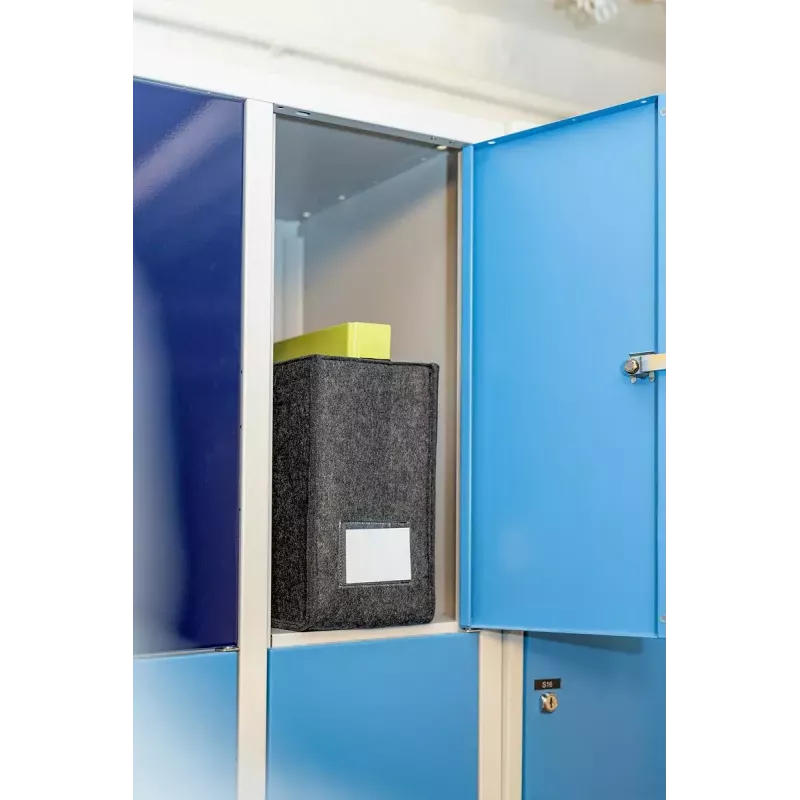Bolsa de tiracolo Sigel BA411 feltro cinzento unissexo grande