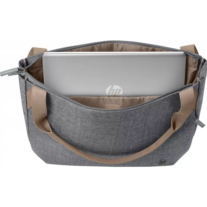 Bolsa toploader HP Renew 14 cinzento tote tamanho máximo de ecrã 14 polegadas
