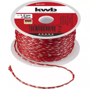 Corda KWB 925125 50 m nylon vermelho 1,2 mm