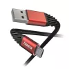 Cabo USB Hama Extreme USB 2.0 1,5 m USB A para Micro-USB B preto, vermelho