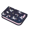 Estojo de lápis preenchido Herlitz Dreamy Unicorn, 19 peças, azul-escuro