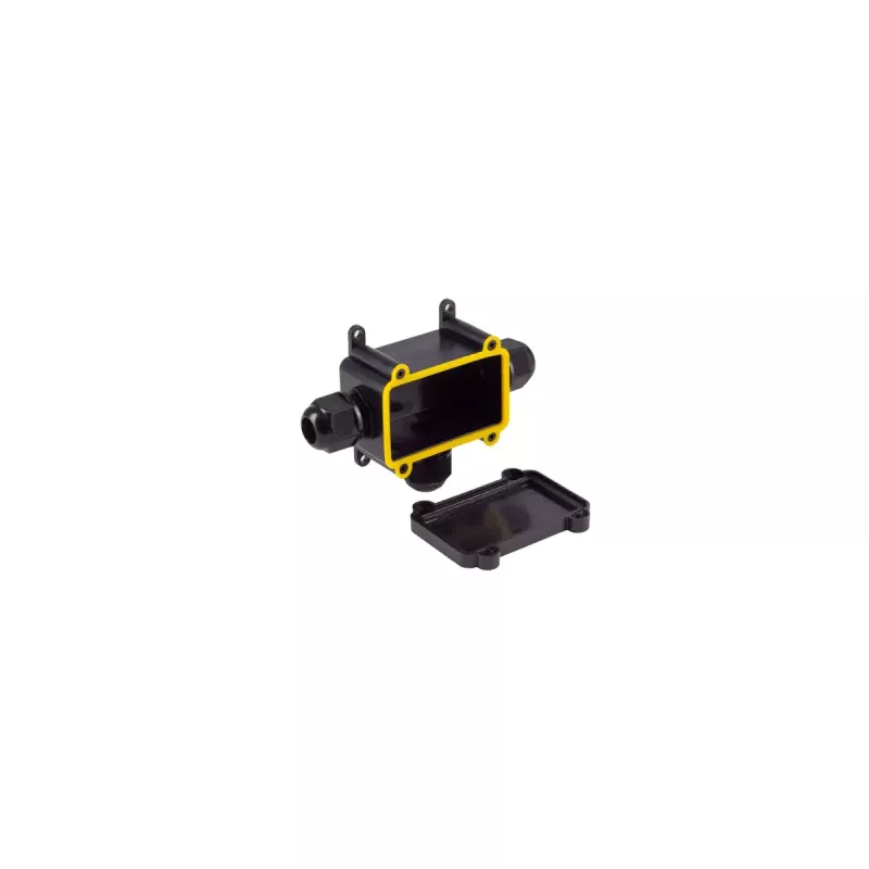 Caixa de ligação elétrica ShiverPeaks BS08-01051 IP68 preto plástico ABS