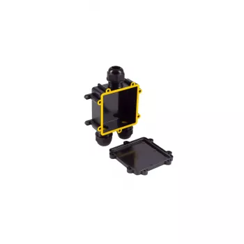 Caixa de derivação elétrica ShiverPeaks BS08-01052 IP68 preto plástico ABS