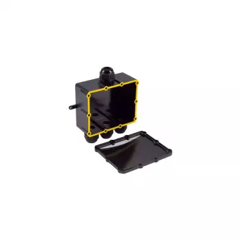 Caixa de derivação elétrica ShiverPeaks BS08-01053 IP68 preto plástico ABS