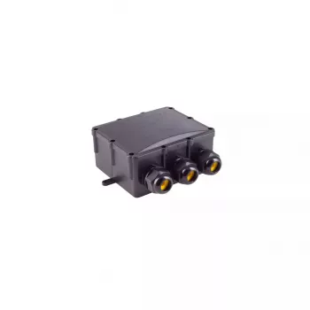 Caixa de derivação elétrica ShiverPeaks BS08-01053 IP68 preto plástico ABS