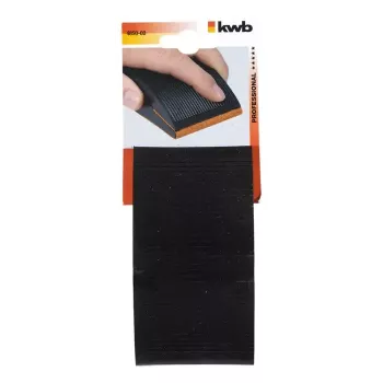 Bloco de lixar KWB 485000 flexível preto