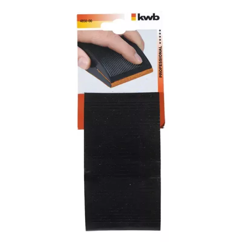 Bloco de lixar KWB 485000 flexível preto