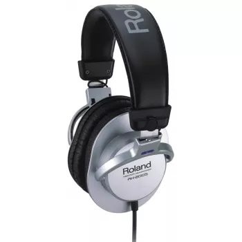 Auscultadores Roland RH-200S com fios música preto prateado 20-20000 Hz