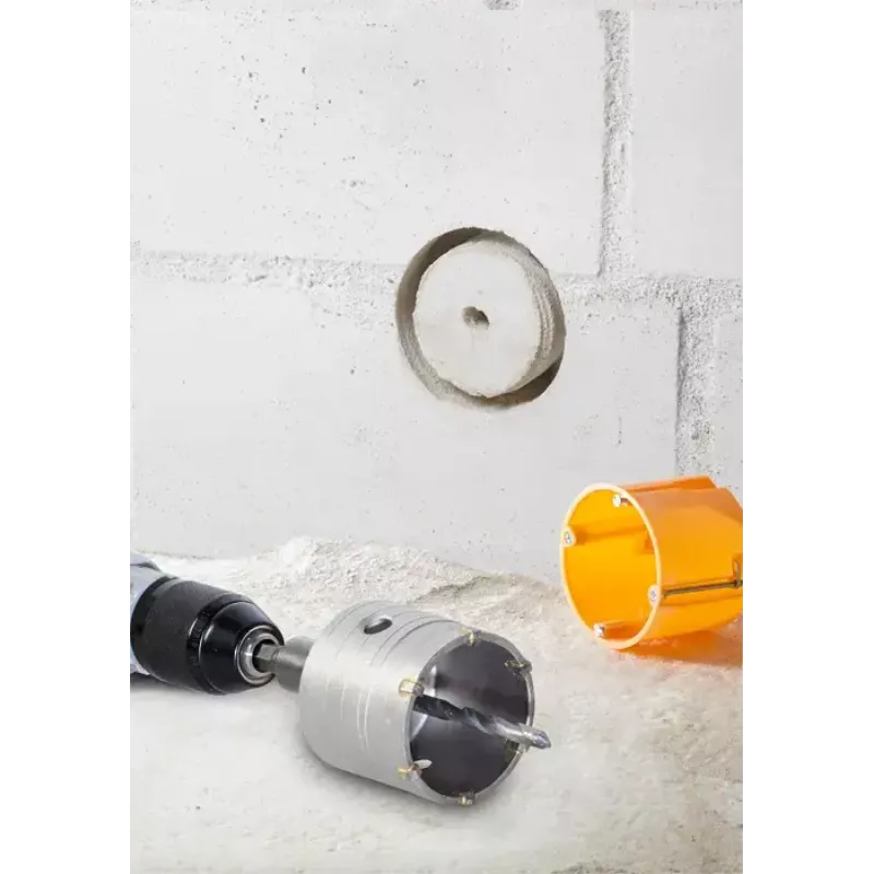 Broca de núcleo KWB 175180 individual 8 cm para tijolo betão mármore pedra