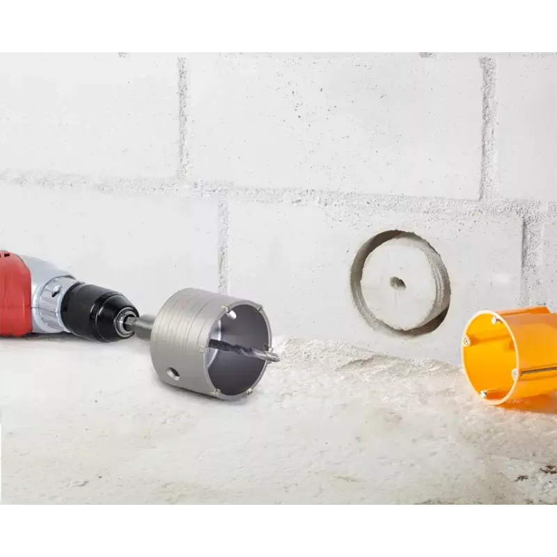 Broca de núcleo KWB 175180 individual 8 cm para tijolo betão mármore pedra