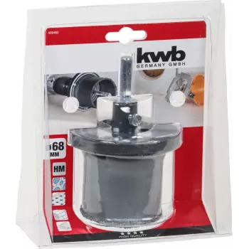 Serra copo KWB 499463 Single 6.8 cm para cerâmica betão plástico