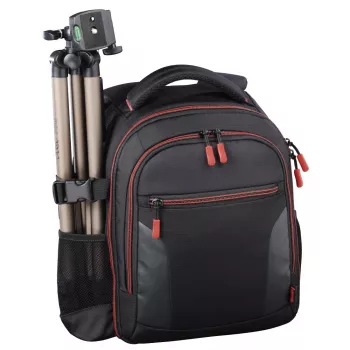 Mochila Hama Miami case preto, vermelho