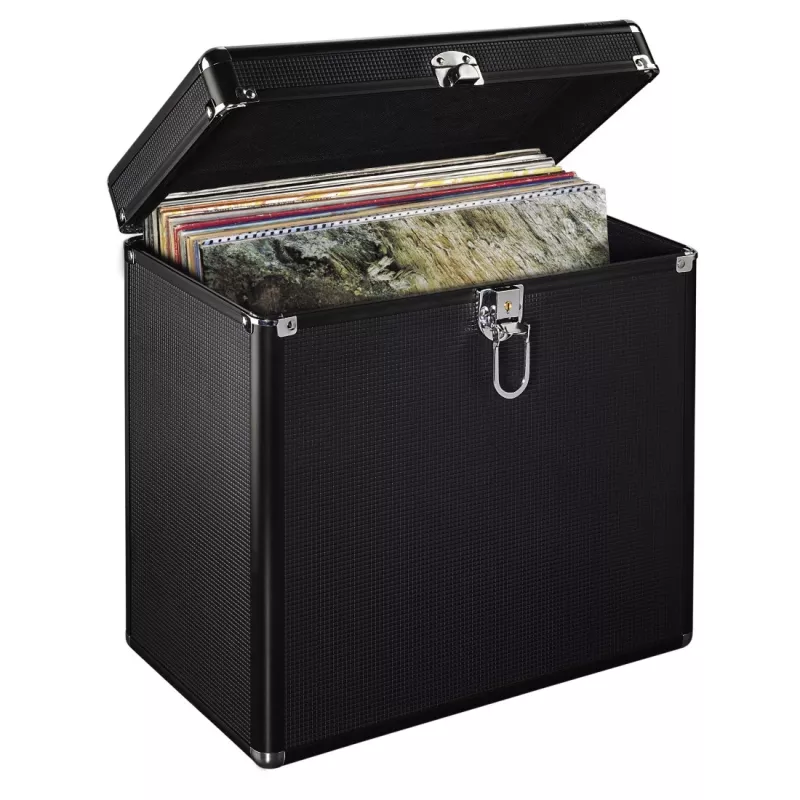 Mala de armazenamento Hama 00181436 mala para discos Microgroove preto