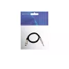 Omnitronic 3022516L cabo adaptador XLR, XLR fêmea de 3 pinos para jack macho de 6,3 mm (mono), 0,9 m, preto