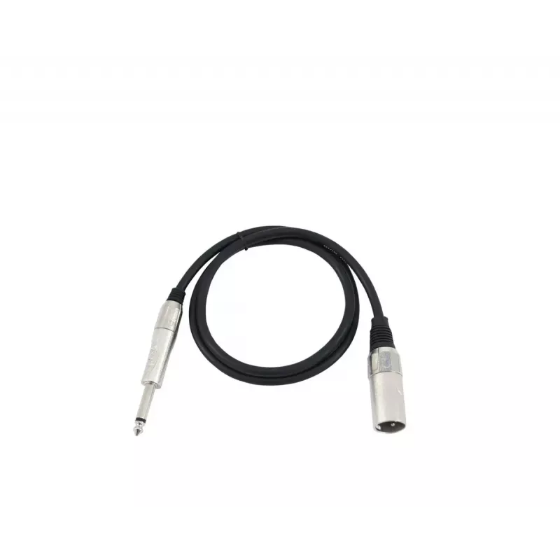 Cabo de áudio Omnitronic 3022519A 0,9 m XLR 6,35 mm preto