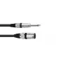 Cabo de áudio Omnitronic 3022519A 0,9 m XLR 6,35 mm preto