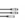 Cabo de áudio Omnitronic 30225207 XLR 0,5 m