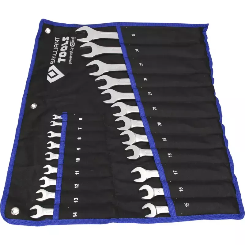 Brilliant Tools BT011021 Conjunto de chaves de bocas e estrela, 21 unid.