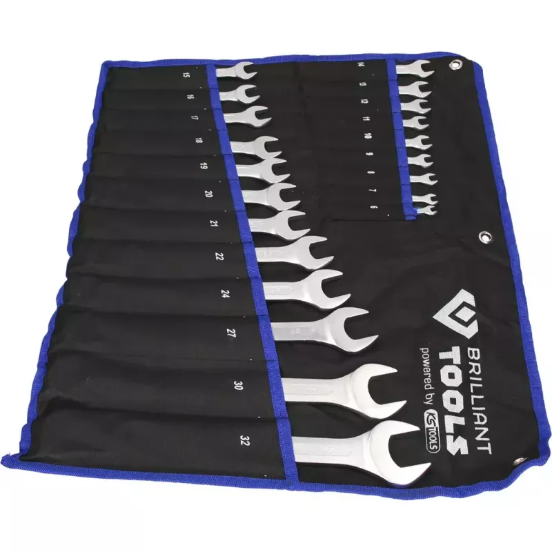 Brilliant Tools BT011021 Conjunto de chaves de bocas e estrela, 21 unid.