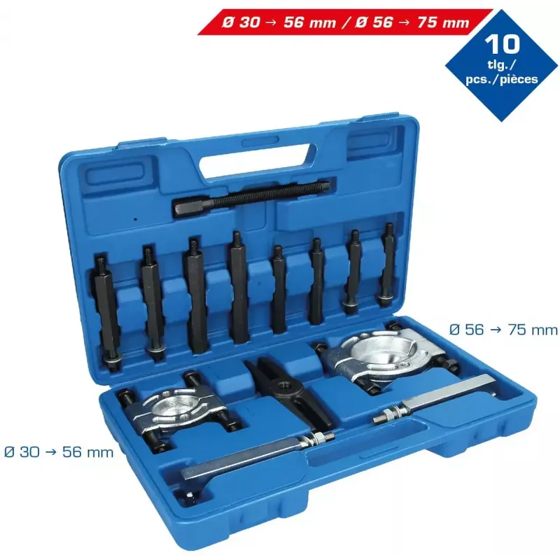 KS Tools Brilliant Tools BT631100 Conjunto de extratores de rolamentos, 10 unid.