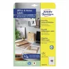 Etiqueta de impressora autoadesiva Avery LR3657-10 branca 2,54x4,85 cm 400 unid.