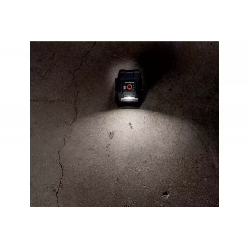 Luminária de trabalho LED Metabo 601504850 BSA 12-18 preta verde IP54