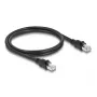 Cabo de rede DeLOCK RJ45 Cat.6A F/UTP 1 m preto