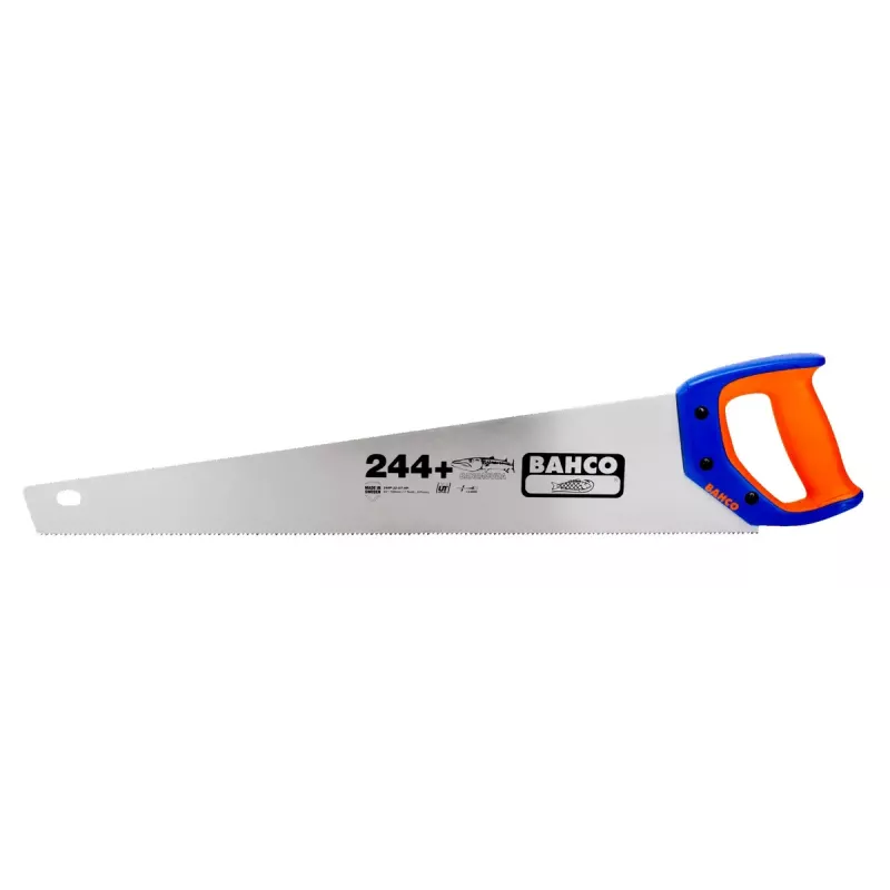 Serra de costas Bahco 244P-22-U7-HP 55 cm azul laranja aço inoxidável