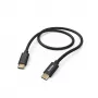 Hama Cabo USB em tecido USB 2.0 1,5 m USB C preto