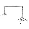Tripé para fundo fotográfico Hama 00021202 alumínio preto 2,95 m