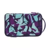 Estojo de lápis Herlitz 2 Go CamoPurple poliéster azul roxo 210x130x60mm