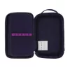 Estojo de lápis Herlitz 2 Go CamoPurple poliéster azul roxo 210x130x60mm