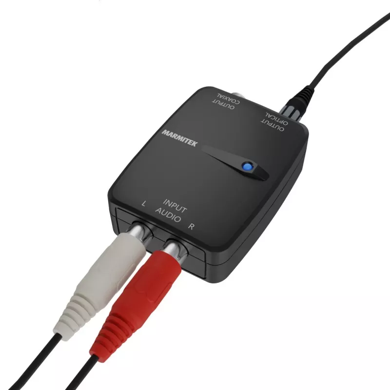 Marmitek Connect AD12 preto 25008412 extrator de áudio HDMI 4K