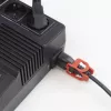 ACT cabo de alimentação ficha CEE 7/7 (angular) - C13 IEC Lock+ preto 2 m, EL332S, pack de 5