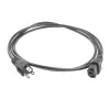ACT cabo de alimentação ficha EUA - C13 IEC Lock preto 2 m, PC1063, pack de 5